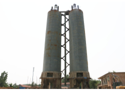 臨渙石灰窯窯體爆破